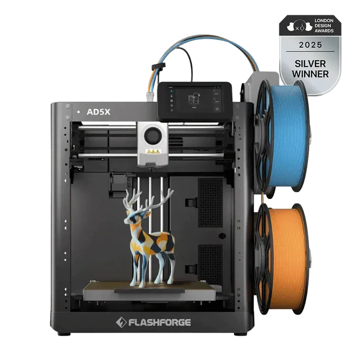Flashforge AD5X – Multicolor 3D Printer for High-Speed, Full-Color Printing.