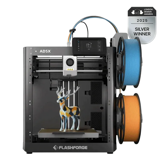 Flashforge AD5X – Multicolor 3D Printer for High-Speed, Full-Color Printing.