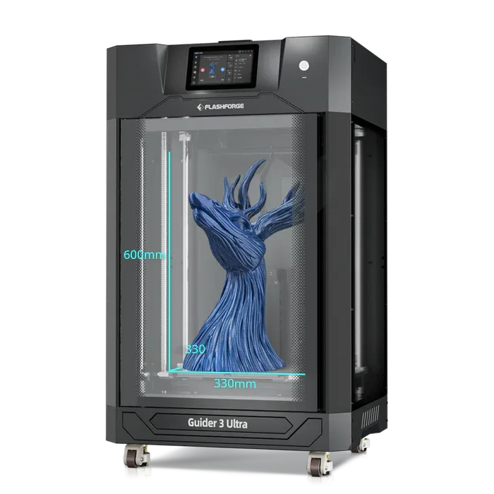 Flashforge Guider 3 Ultra Dual Extruders 3D Printer, Core-XY Structure with 330*330*600mm Large Build Volume