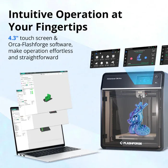 Flashforge Adventurer 5M Pro 3D Printer, Enclosed CoXY Metal Structure, Safe for Home Use